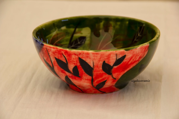 کاسه ژاپنی طرح برگ